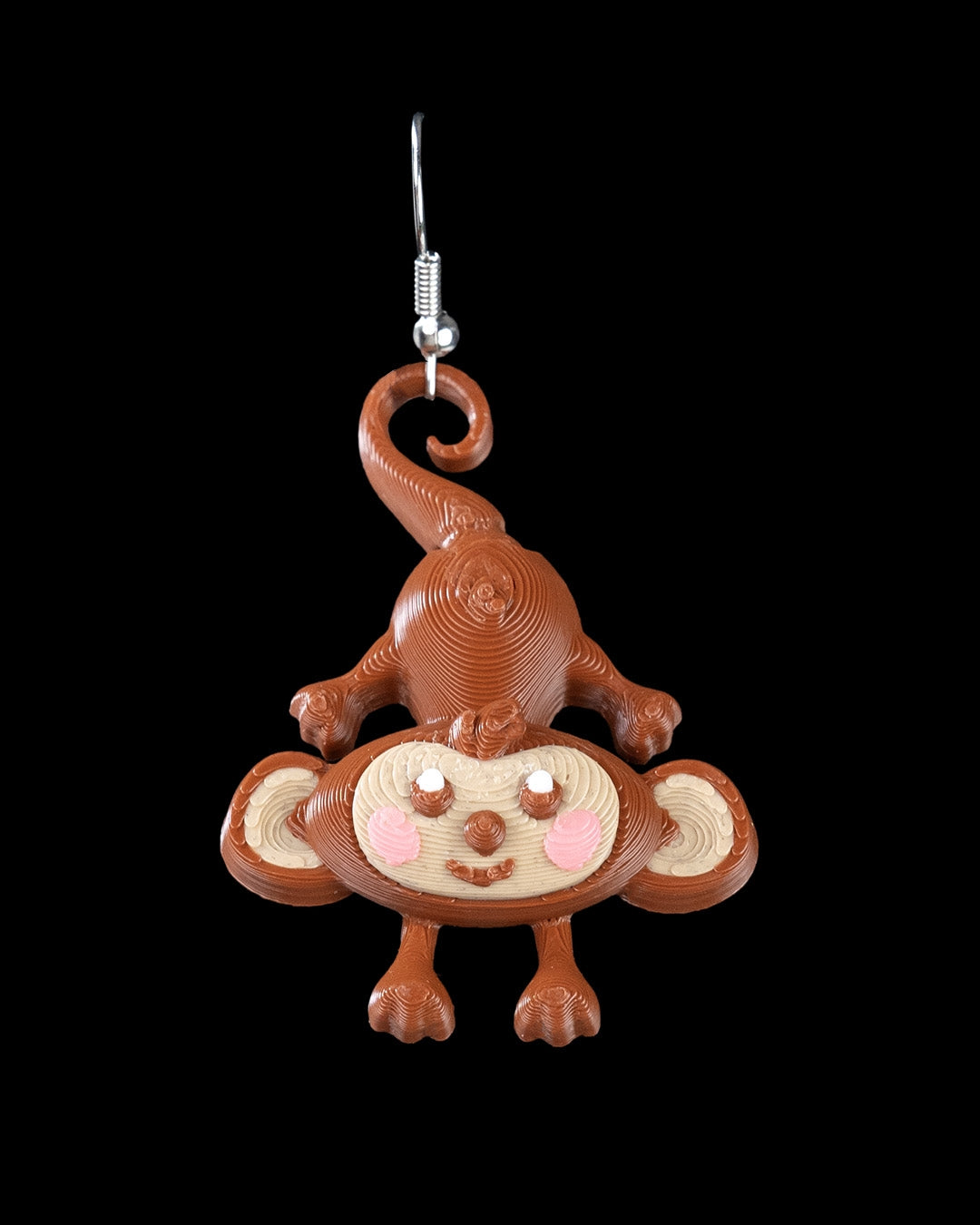 Boucle d'oreille - Chimpanzé